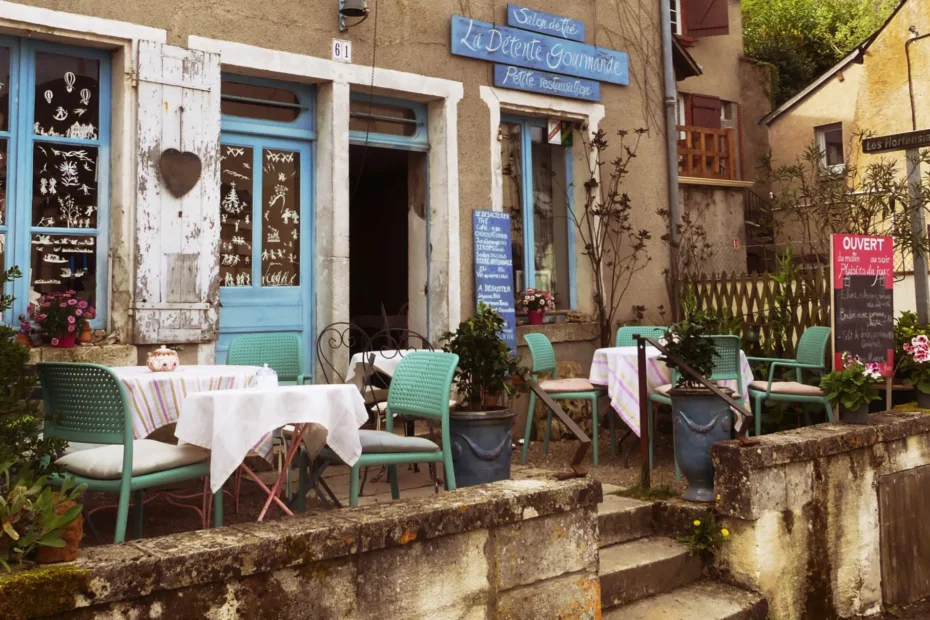terrasse de La Détente Gourmande à Chaumont sur Loire